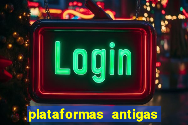 plataformas antigas de jogos